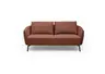 Sofa CARLLOTA - 2,5-Sitzer, Stoff, Rost