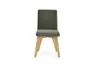 Stuhl SITTING TOGETHER_A- Soff, Olive, Eiche Natur