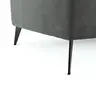 Ecksofa Anna - 2,5-Sitzer mit Longchair rechts inkl. Relaxfunktion (motorisch), Kopfteil verstellbar, Stoff, Stahl