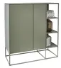 Highboard Catona - Lack Matt, Salbei