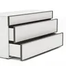Kommode Loretto - BHT ca. 135x70x53 cm, Lack matt, Weiß