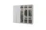 Drehtürenschrank JOIN IT- B ca. 252 cm, Weiss, Glas