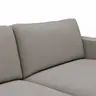 Megasofa Juni Lounge - B ca. 292 cm, Leder, Silbergrau