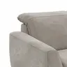 Sofa Tulsa KV - 2,5-Sitzer, inkl. Relaxfunktion und Kopfteilverstellung (motorisch), Stoff, Graubeige