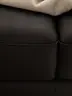 Ecksofa Enna - 3-Sitzer mit Ecke rechts, Leder Mocca