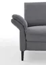 Ecksofa - 3-Sitzer mit Ecke rechts, Stoff, Grau