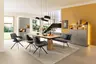 Esstisch - LB ca. 220x100 cm, Wildeiche Furnier