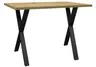 Bartresentisch - LB ca. 140x90 cm, Asteiche, Schwarz