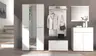 Garderobe - inkl. Sitzkissen, Weiß