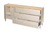 Sideboard - Kaschmir, Absetzung Eiche Bianco
