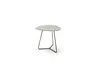 Ecktisch Fano - LBH ca. 59x50x50 cm, HPL Laminat, Granit