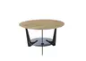 Couchtisch - LBH ca. 70x70x40 cm, Eiche massiv