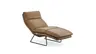 Liege Ferdinand - inkl. Relaxfunktion, Leder, Tabakbraun
