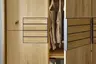 Drehtürenschrank Scottsdale - inkl. Passepartout und Beleuchtung, B ca. 257cm, Wildeiche massiv