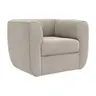 Sessel Stormy - drehbar, Stoff, Creme