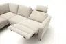 Ecksofa Anna - 2,5-Sitzer mit Ecke rechts inkl. Relaxfunktion (motorisch), Stoff, Beige