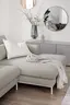 Ecksofa Solano - Longchair Links mit 2,5-Sitzer, Boucle, Natur