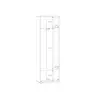Garderobenschrank FAID- B ca. 60 cm, Sand
