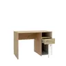 Schreibtisch FILIPO- LB ca. 110x60 cm, Eiche Dekor, Weiß