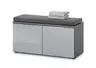 Schuhbank GILLIAN - B/H/T ca. 97x47x40 cm, Graphit