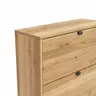Schuhschrank Williston - Korpus Wildeiche massiv / Front sandgestrahlt