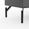 Lowboard Edge - B ca. 180 cm, Lack, Graphit