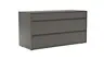 Kommode Loretto - BHT ca. 135x70x53 cm, Lack matt, Anthrazit