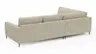 Ecksofa Janne - Ecke links, 2-Sitzer, Feincord, Sand