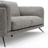 Sofa Valdemoro - 3-Sitzer, Stoff, Grau