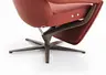 Sessel - Relaxfunktion motorisch, Leder Rot