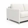 Sofa Nuoro - 2,5-Sitzer inkl. Schlaffunktion, Armlehne schmal, Stoff, Natur
