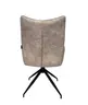 Stuhl MAUREEN - drehbar, Stoff, Creme
