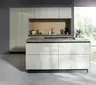 Inselküche 51.230 CO 5 525, Kaschmirbraun matt 