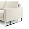 Ecksofa Anna - Ecke links mit 2,5-Sitzer inkl. Relaxfunktion (motorisch), Stoff, Beige