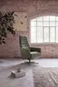 Relaxsessel Leopold - Größe L, inkl. Relaxfunktion, Leder, Olive
