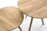 Couchtisch - 2-er Set, Asteiche massiv