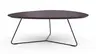 Couchtisch Fano - LBH ca. 87x78x33 cm, Fenix, Aubergine