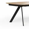 Esstisch Dinner - ausziehbar, LB ca. 180x100 cm, Eiche massiv