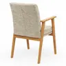 Armlehnstuhl Flore 2 - Stoff, Beige