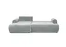 Ecksofa - Longchair links mit 2-Sitzer, Stoff, Aqua