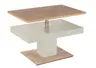 Couchtisch - höhenverstellbar, LBH ca. 90x60x44 cm, Wildeiche Furnier