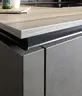 Inselküche 52.210 GL 2 524, Beton Schiefergrau Nachbildung