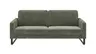 Sofa Enna - 3,5-Sitzer, Armlehne A, Stoff, Olivgrün, Kufe, Schwarz