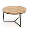 Couchtisch Farmingdale - LBH ca. 85x85x52 cm, Eiche massiv, natur geölt