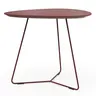 Ecktisch Fano - LBH ca. 59x50x50 cm, Fenix, Bordeaux