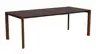 Esstisch 3400 - ausziehbar, LB ca. 220x100 cm, Astiger Nussbaum massiv