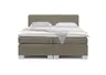 Boxspringbett HAIKOS- Liegefläche ca. 180x200 cm, Stoff, Hellbraun