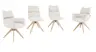 Armlehnstuhl MAROU - drehbar, Stoff, Beige