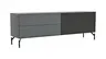 Lowboard Edge - B ca. 180 cm, Lack, Graphit