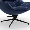 Sessel Unn - Stoff, Indigo
